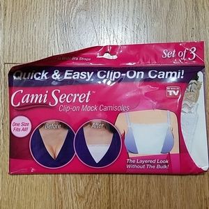 Clip on cami